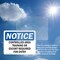 Signmission Controlled Area Training Or Escort Required OSHA Notice Sign, Vinyl Decal, 10in W x 7in L, 2PK OS-2PACK-NS-D-710-L-10826 - alternate 2